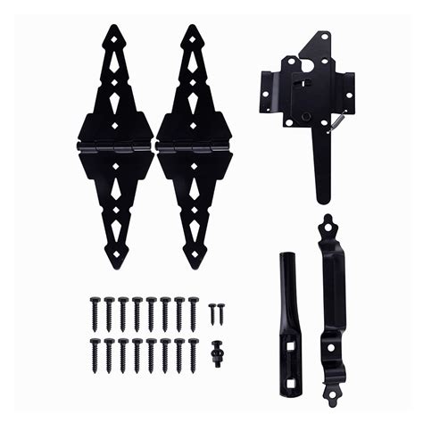 Buy Home Master Hardware Wood Gate Hardware Set - Heavy Duty 8 ...