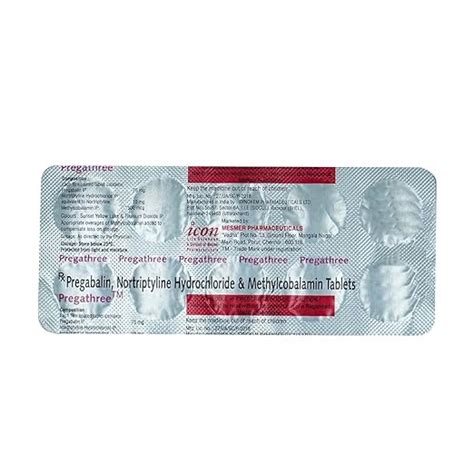 Pregathree - Strip of 10 Tablets : Amazon.in: Health & Personal Care