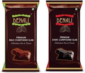 Denali Premium Milk & Dark Compound Slab Bars Price in India - Buy ...