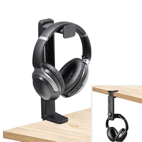 Buy NEETTO HS906 2-in-1 Headphone Stand & Stand, Top & Bottom Desk ...