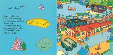 Books with Holes: Down by the Station (Big Book Edition) - Child's Play