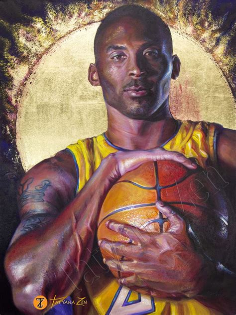 Kobe Bryant Art Tribute by Tatyana Zen | Laguna Beach, CA