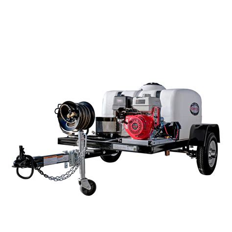 Simpson Gas Pressure Washer Trailer - 4200 PSI, 4 GPM, Honda Engine ...