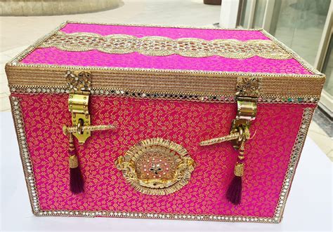 Pitara Sandook Complete Trousseau Set for Decorating Wedding Gifting-D ...