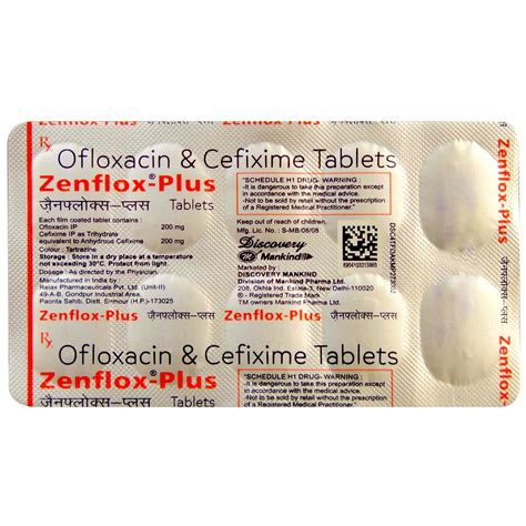 Zenflox-Plus Tablet 10's Price, Uses, Side Effects, Composition ...