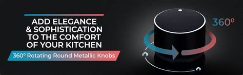 Elica Hob 4 Burner Auto Ignition Glass Top with Direct Flame Full Brass ...