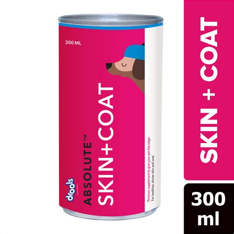 Buy Drools Absolute Skin & Coat Syrup Dog Supplement Online | Supertails