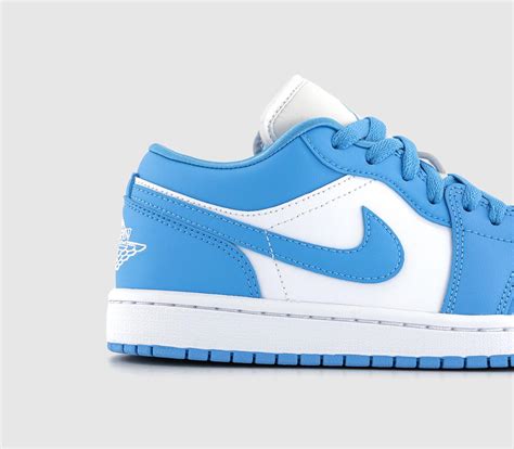 Jordan Air Jordan 1 Low Trainers Univercity Blue Univercity Blue White ...
