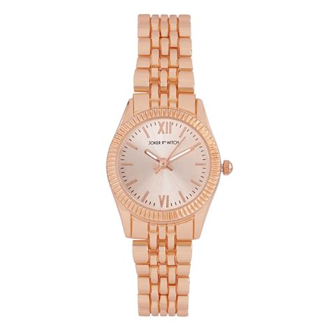 Shop online Arina All Rosegold Metallic Strap Watch by Joker & Witch