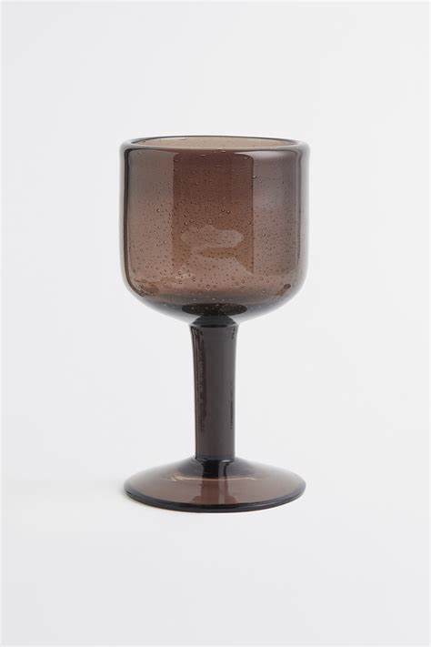 Wine glass - Brown - Home All | H&M IN