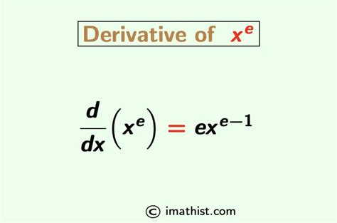 Image result for Derivative Using E