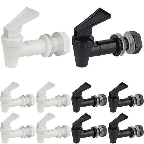 Amazon.com: 10 Sets Replacement Cooler Faucet, Reusable Plastic Spigot ...