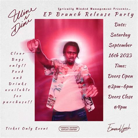 Wine N Dine EP Release Brunch Party, FDL Compound, Atlanta, 16 ...