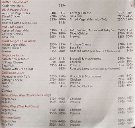 Menu at Wok Hei - Chembur, Mumbai, Shop