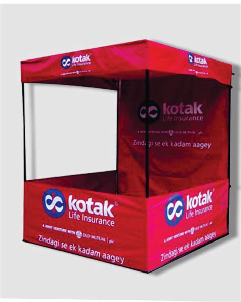 Promotional Canopy Tent - Demo Tent with Print Size in Feet 4' X 4' X ...