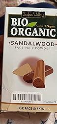 INDUS VALLEY Bio Organic Sandalwood Face Pack Powder Santalum Album ...