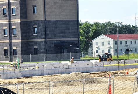 Photo Story: Fort McCoy East Barracks Project construction operations ...
