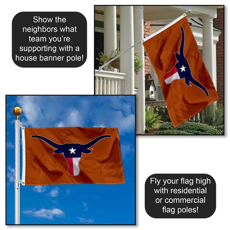 Texas State Colors Longhorns Flag - State Street Products