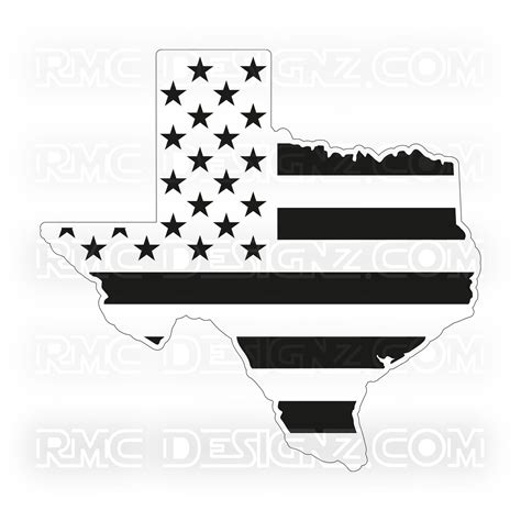 US Flag (texas Shape) - SVG File for CNC, Laser, Vinyl Machines, and ...