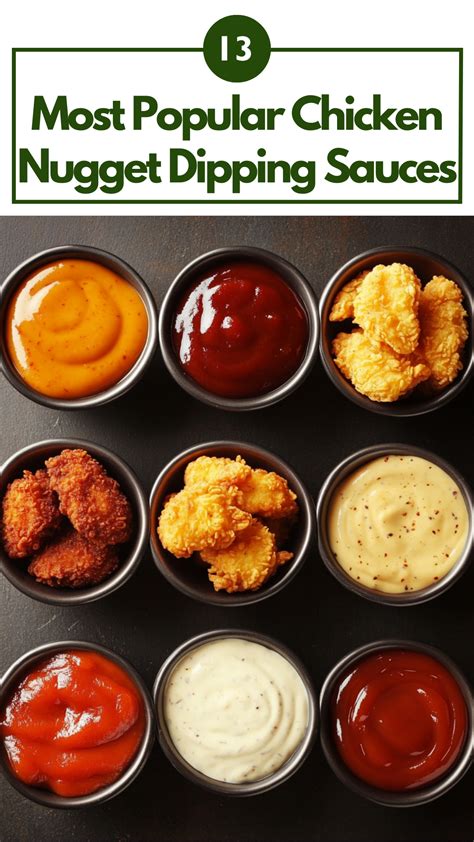 13 Most Popular Chicken Nugget Dipping Sauces in 2025 | Chicken nugget ...