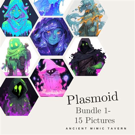 Plasmoid Character Portraits: D&D Art, TTRPG NPC (digital Download, PNG ...