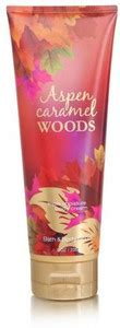 BATH & BODY WORKS Aspen Caramel Woods 8.0 oz Triple Moisture Body Cream ...