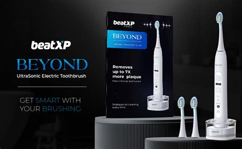 beatXP Beyond Electric Toothbrush for Adults with 7X Plaque Removal ...