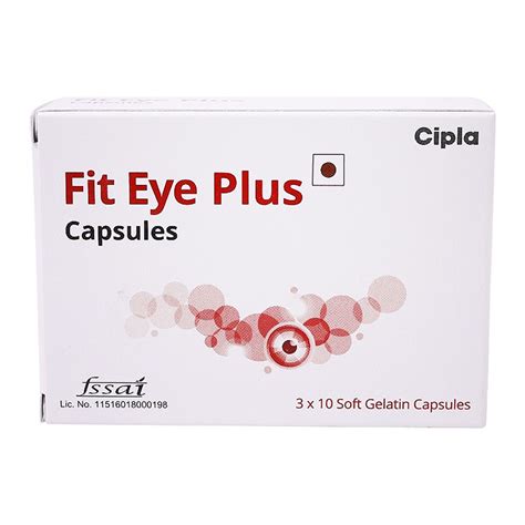 Fit Eye Plus Softgelatin Capsule 10's Price, Uses, Side Effects ...
