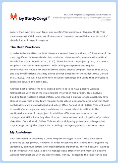 What Is a Joint Program Manager 的图像结果