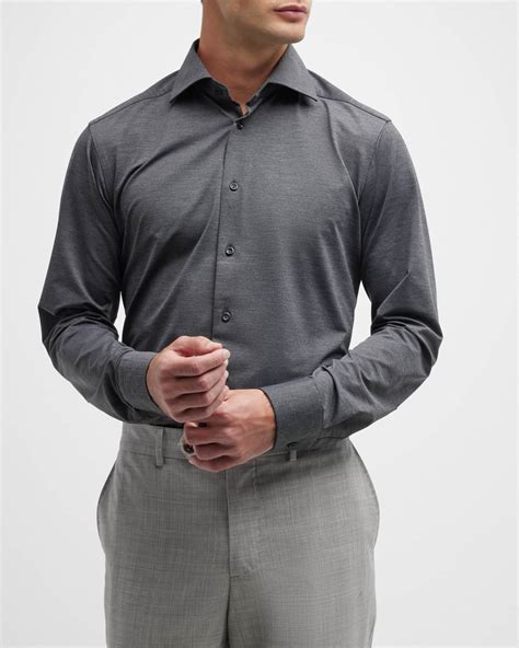 Eton Men's Slim Fit 4-Way Stretch Dress Shirt | Neiman Marcus