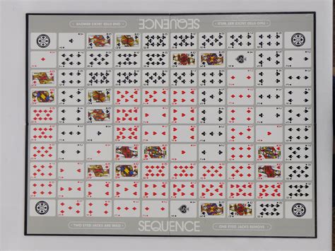 Sequence Board Game 1995 Sequence Card Game Strategy Game - Etsy