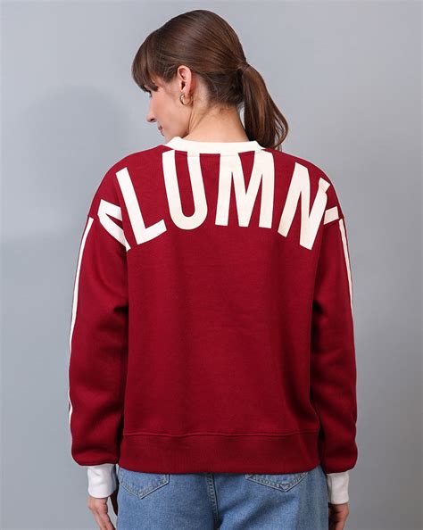 Harry Potter Printed Relaxed Fit Sweatshirt For Women – Free Authority