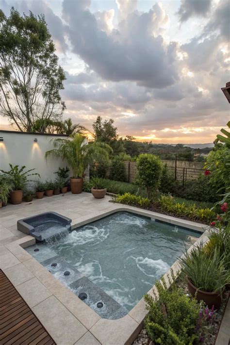 18+ Inspiring Small Backyard Plunge Pool Ideas