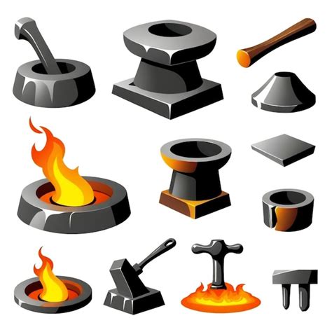 Image result for Forging Metals Vector