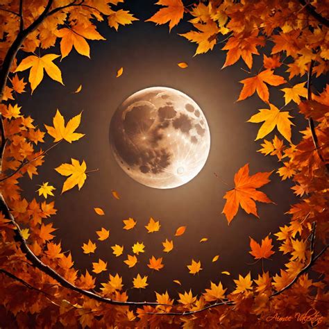 Image result for Beautiful Fall Moon