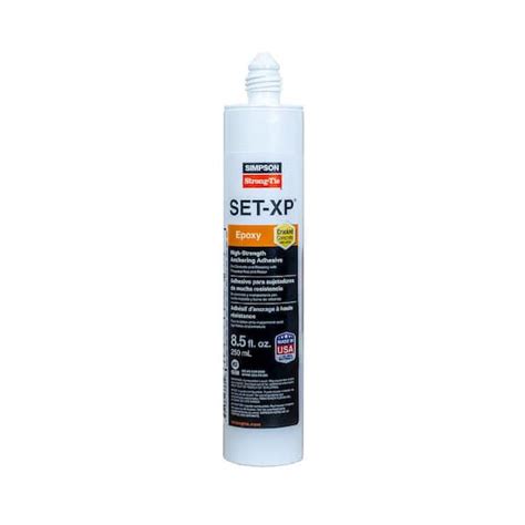 Simpson Strong-Tie SET-XP High-Strength Epoxy Adhesive - 8.5 oz India ...