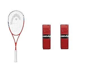 Buy HEAD SQUASH RACKET GRAPHENE XT XENON 120 SB WITH PRO ELITE SQUASH ...