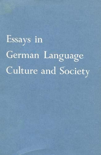 Buy Essays in German Language, Culture and Society: Festschrift for Roy ...
