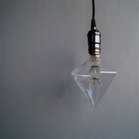 D120 Diamond Shape LED Starry Light Filament Bulb – The Black Steel