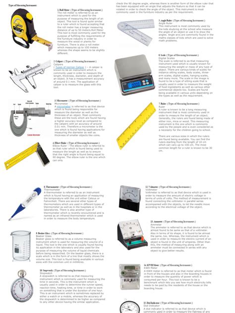 4 Measuring Instruments 的图像结果