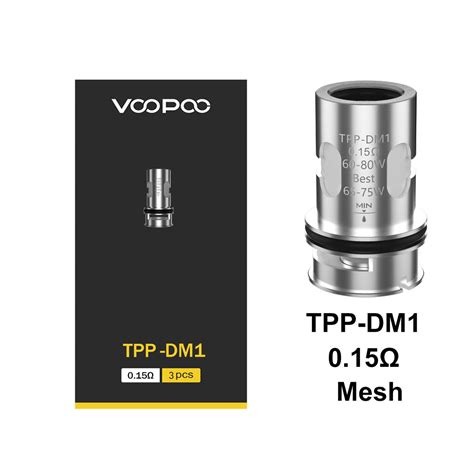 VOOPOO TPP REPLACEMENT COILS (Pack of 3) INDIA – just vape india