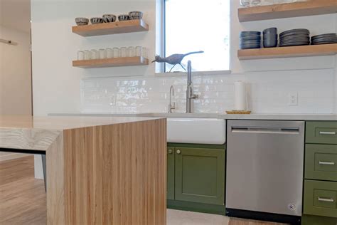 Butcher Block Table and Shelves | Porter Barn Wood