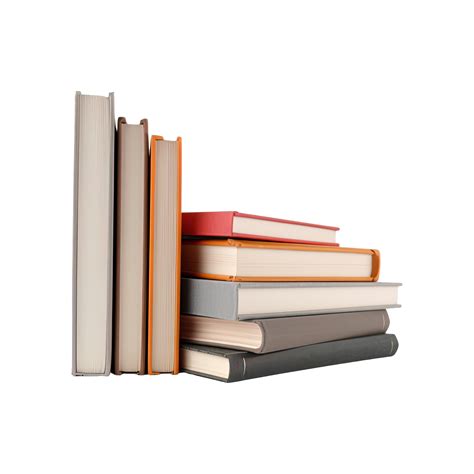 A pile of books on a transparent background. 24107844 PNG