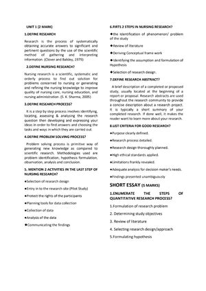Bsc.nursing - RGUHS - Studocu