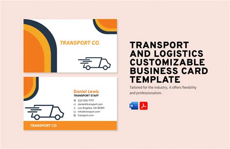 Transport Business Cards Templates Free