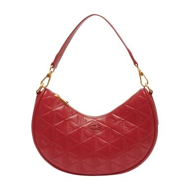 Buy Women Red Maheki Embossed Leather Half Moon Purse Online at The ...