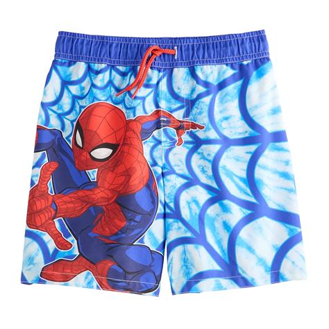 Boys 4-20 Marvel Spider-Man Web Swim Trunks