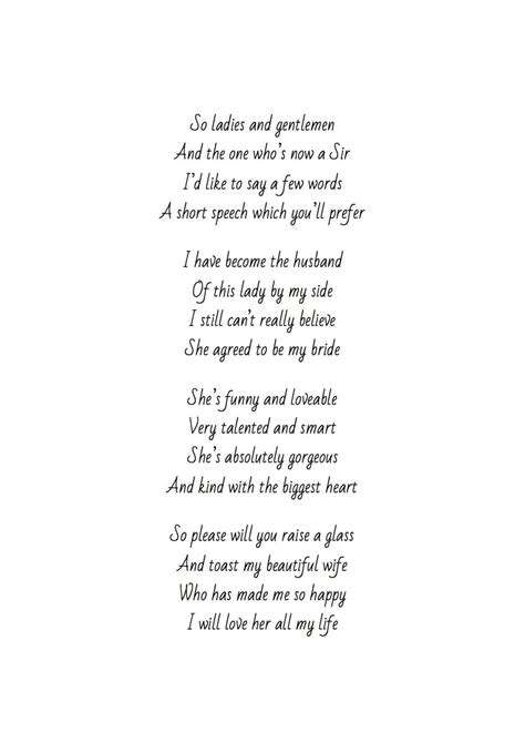 Rhyming Best Man Speech - Oratory Club
