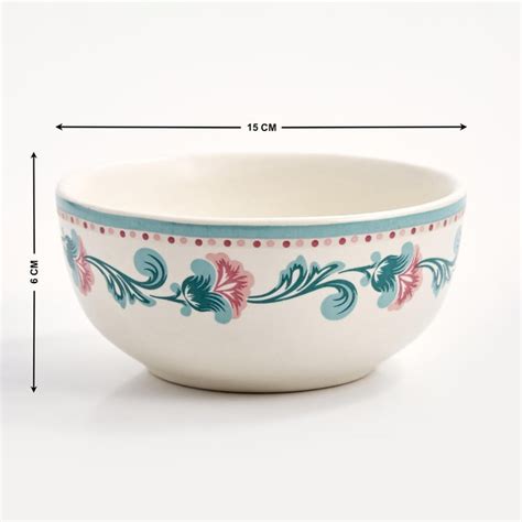 Buy Mohar Stoneware Printed Cereal Bowl - 620ml from Home Centre at ...