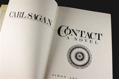 Hardcover Book, Contact, Carl Sagan, Science Fiction, Novel, Literature ...
